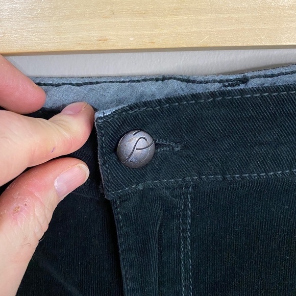 Paige Verdugo Jegging Women's Black‎ Corduroy Pants Size 31 - Picture 3 of 11